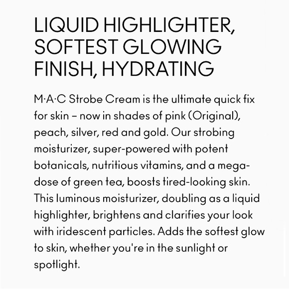 MAC *BUNDLE* 2x Mini Strobe Cream PINKLITE 1 oz Total - Picture 13 of 13